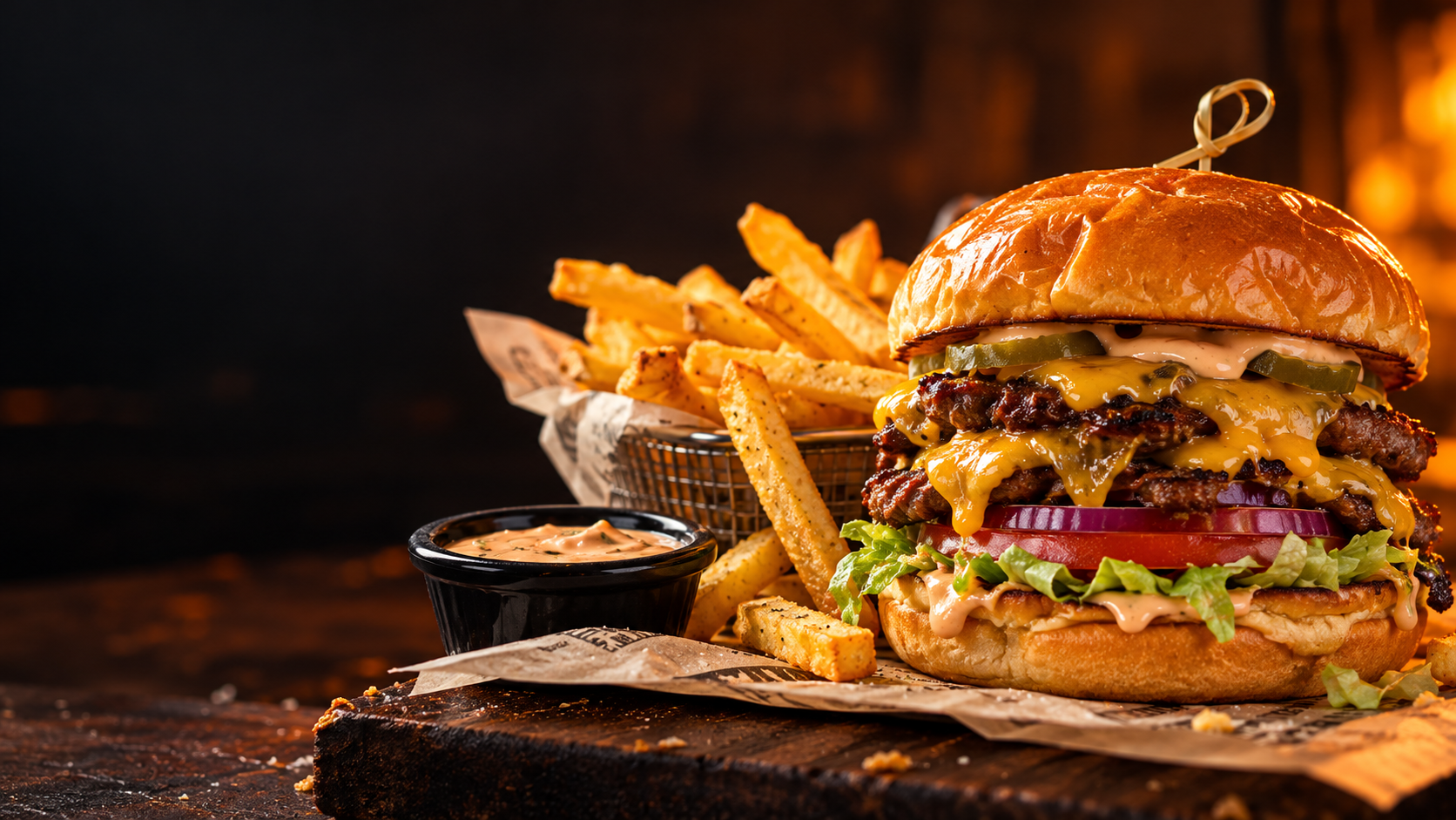 Seaside Smashies Burger Menü